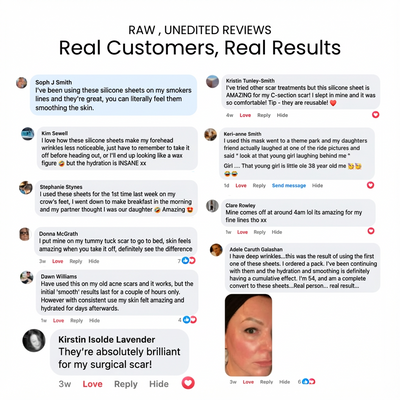 Glowli Silicone Collagen Sheets for Scars & Wrinkles