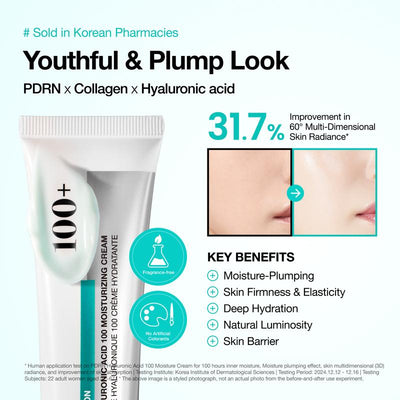 Korean PDRN Hyaluronic Acid Moisturizing Cream