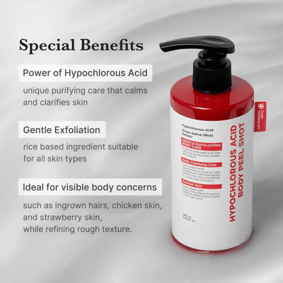 Hypochlorous Acid Rice Peel Shot Duo